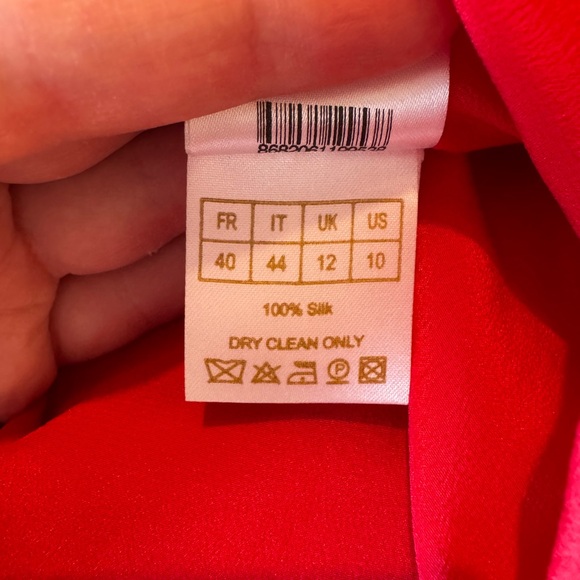 Authentic Zuhair Murad Red Silk Pleated Chiffon Gown - Picture 4 of 15